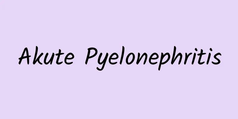 Akute Pyelonephritis