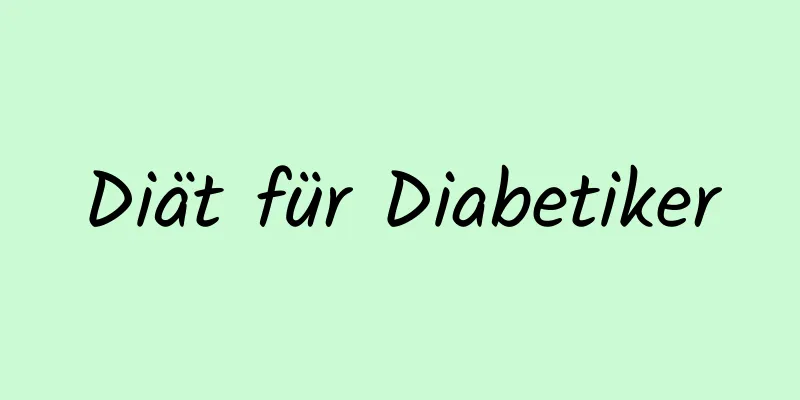 Diät für Diabetiker