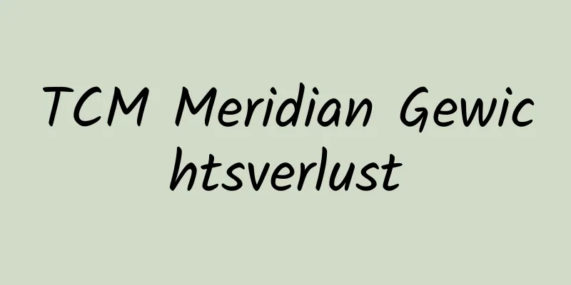 TCM Meridian Gewichtsverlust