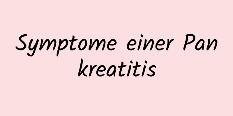 Symptome einer Pankreatitis