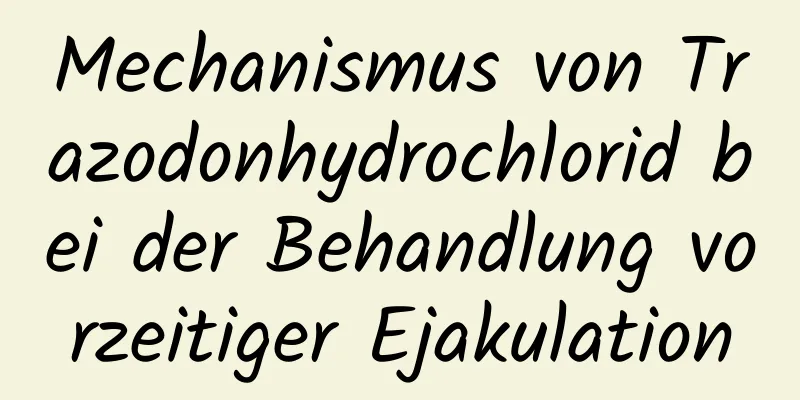 Mechanismus von Trazodonhydrochlorid bei der Behandlung vorzeitiger Ejakulation