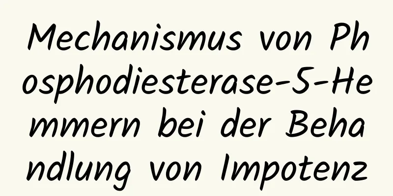 Mechanismus von Phosphodiesterase-5-Hemmern bei der Behandlung von Impotenz