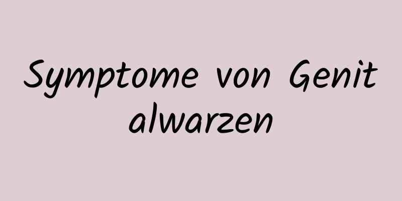 Symptome von Genitalwarzen