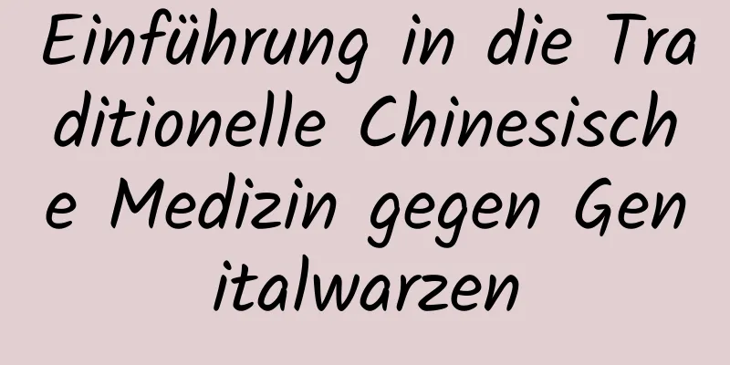 Einführung in die Traditionelle Chinesische Medizin gegen Genitalwarzen